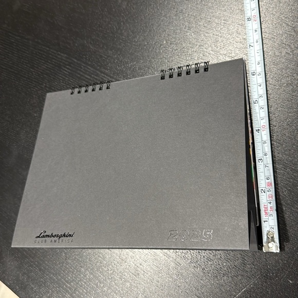 Lamborghini Club America 50th Anniversary 2025 Standing Desk Calendar - Picture 8 of 8